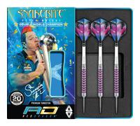 RED DRAGON Peter Wright Snakebite Vyper: 24g Tungsten Darts Set with Flights and Stems