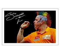 PETER WRIGHT Signed 6X4 Inch Photo Print Pre Printed Signature DARTS Autograph Gift, 6x4 Inches 15.2 cm x 10.16 cm