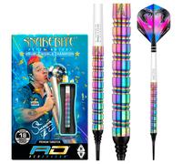 RED DRAGON Darts - Peter Wright Snakebite 1 Series 16g Barrel / 18g Full Weight - Professional 85% Tungsten Soft Tip Darts Set with Dart Flights and Shafts
