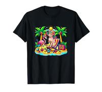 Peterbald Relaxing On Beach Funny Summer Vacation Hawaiian T-Shirt