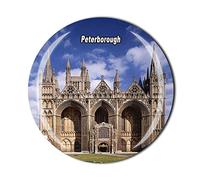 Peterborough Cambridgeshire UK Fridge Magnet Tourist Souvenir Collectibles 3D Crystal Refrigerator Magnetic Sticker