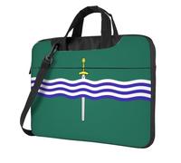 Peterborough Flag Laptop Bag - 15 14 13 Inch Pocket Computer Bag Suitable for Office, Work, and Travel, Black