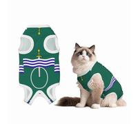 Peterborough Flag Pet Recovery Suit for Dogs - Soft Cotton Surgical Recovery Suit to Prevent Licking, Prevent Licking Puppy Onesies, Black