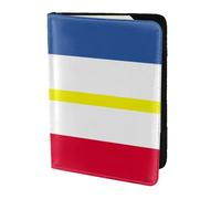 Peterborough Flag Travel Passport Holder Cover Wallet Leather Case Travel Essentials Luggage Accessories, Flag Of The Canton Of Mecklenburg, One Size, Contemporary
