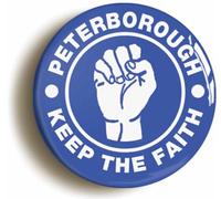 Peterborough Keep The Faith Northern Soul Fridge Magnet (Circular 2inch / 50mm Diameter)