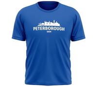 Peterborough Skyline Kids T Shirt Football United Supporters Fan Boy Girl Tee, 12-13 Years, Royal