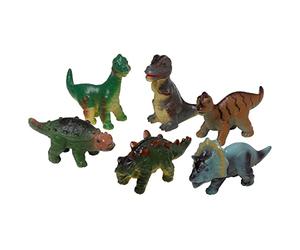 PETERKIN | Baby Dinosaurs - Soft Touch Playset in Box | 6 soft and squeezy baby dinosaur figures | Dinosaurs & Figures | Ages 18m+