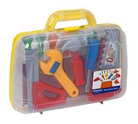 PETERKIN | Classic Children's Tool Set in Carry Case | 14 piece, brightly coloured, plastic tool set in a sturdy 30cm carry case | RolePlay Toys | Ages 3+, Yellow