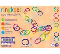 PETERKIN | Play & Learn - RINGKEES - Rainbow Ring Links | Pre-school Toys | Educational Toys | Ages 12m+