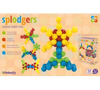 PETERKIN | Play & Learn - SPLODGERS - Rainbow Bubble Links | Pre-school Toys | Educational Toys | Ages 12m+