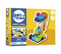 PETERKIN | Roll-a-blox - AYA Mini Playset | Build, Roll and Play! | Construction Toys | Building Blocks | Ages 4+