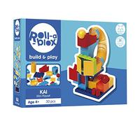 PETERKIN | Roll-a-blox - KAI Mini Playset | Build, Roll and Play! | Construction Toys | Building Blocks | Ages 4+
