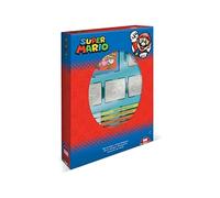 PETERKIN | Super Mario Stamping Art Set | Includes wooden backed rubber stamps, ink pad and washable felt tip pens | Arts & Crafts | Stationery | Colouring Pens | Ages 3+