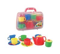 Peterkin Tea Set in Carry Case - Primary Colours