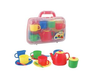 Peterkin Tea Set in Carry Case - Primary Colours