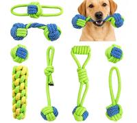 PETERMALLON 8 Pieces Rope for Dogs, Rope Training Toy, Indestructible Chew Toy, Strong and Durable, for All Types of Dogs