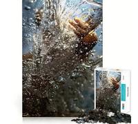 Peter's Faith ﹨u Jesus' Hand 1000 Piece Jigsaw Puzzles for Adults Jigsaw Think Toy Home Enjoy Fine Cut Santa Wish Gift (38x26cm)