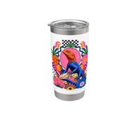 Peter's Rock Agama Lizard Reptile Maximalism Stainless Steel Insulated Tumbler