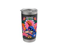 Peter's Rock Agama Lizard Reptile Maximalism Stainless Steel Insulated Tumbler