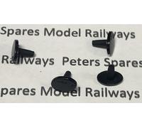 Peters Spares PS105 Replacement Oval Buffers for Lima L5106-07, Plastic, Pack of 4