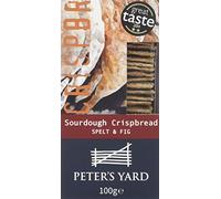 Peter's Yard Artisan Crispbread Spelt/Fig 100 g (Pack of 12)