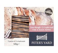 Peter's Yard Pink & Black Peppercorn Sourdough Crispbread 120g