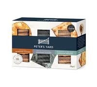 Peter's Yard Sourdough Crackers Selection Box for Cheese, 3 Varieties, Great Gift, Premium Quality, High Fibre, All Natural, Rosemary Charcoal, 270 g