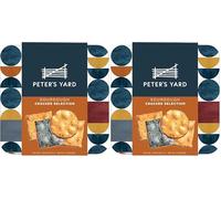 Peter's Yard Sourdough Crackers Selection Tin, Great with Chutney and Cheese, High Fibre, Natural Ingredients, Low Sugar, Contains 4 x Cracker Sleeves. (Pack of 2)