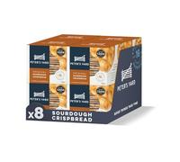 Peter's Yard Sourdough Crispbread, Under 40 Calories, High Fibre, Natural Ingredients, Low Sugar, Pack of 125g x 8