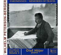 Peterson-Berger / Ol - Complete Piano Music 3: Memo [New CD]