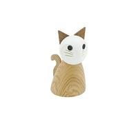 Peterson Housewares Cat Salt or Pepper Mill - Wooden Spice Grinder