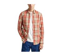 Peterson Shirt - High-Quality Cotton- Versatile Design - male - Pepe Jeans - Casual Shirts - Orange - M - Shirts M