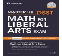Peterson's Master the DSST Math for Liberal Arts Exam Paperback Book Peterson's Multicolor