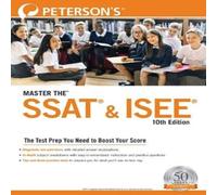 Peterson's Master the™ SSAT® & ISEE® Paperback Book Peterson's Multicolor