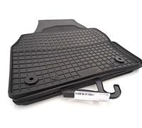 PETEX 22310 Floor Mat Set Rubber Mats Front and Rear Mats Black