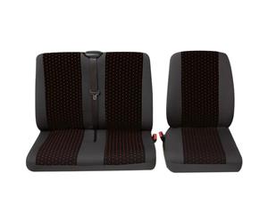 Petex 30071912 Car Seat Covers Transporter Black Red