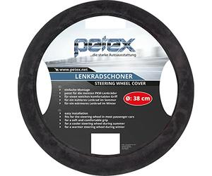 Petex 433110804 Design 1108 Steering Wheel Cover Black 36-38 cm M