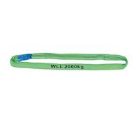 Petex 47202113 Round Sling WLL 2000 KG, Length 1.5 m Circumference 3 m Green