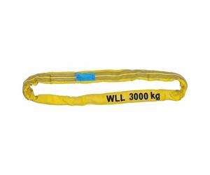 PETEX 47203219 Round Sling Working Load (WLL) = 3 t Yellow, 2 m