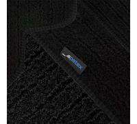 PETEX Car Floor Mats Fit for Audi A6 e-tron from 09/2024, Car Mat Set in Velour - Jona Black, 4-Piece