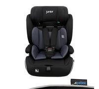 PETEX Car Seat with ISOFIX Supreme Plus i-Size Standard According to ECE R129 for Children from Approx. 76-150 cm, Height-Adjustable Child Car Seat in Black, Pack of 1
