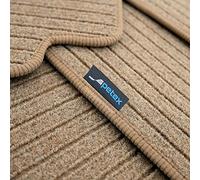 PETEX Jona Car Mat Premium Fit Front and Rear Beige 4 Pieces