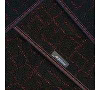 PETEX Modern Car Floor Mats, Premium Fit, Front and Rear, Red, 4 Pieces