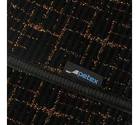 PETEX Modern car mat, premium fit, rear, gold, 1 piece