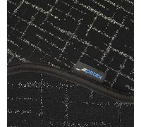 PETEX Modern car mat, premium fit, rear, silver, 1 piece