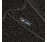 PETEX Monza Car Mat Premium Fit Front and Rear Black 4 Pieces