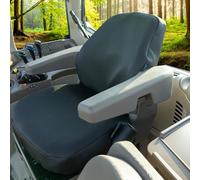 PETEX Protective Seat Cover for Tractor Made of Fabric Cover Anthracite, 1 Piece, Suitable for Grammer S42, S42/1, DS50