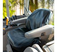 PETEX Protective Seat Cover for Tractor Made of Faux Leather, Black, 1 Piece, Suitable for Grammer S42, S42/1, DS50