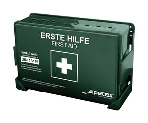Petex Standard First Aid Kit DIN 13157 Green Compact Wall-Mount