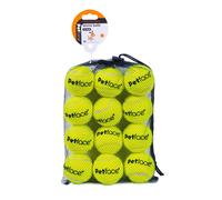 Petface 12Pack Fetch Dog Tennis Balls for Energetic Outdoor Playtime